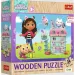 Puzzle din lemn cu 24 de piese - Căsuța lui Gabi - Trefl