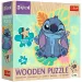 Puzzle din lemn cu 50 de piese - Aventura tropicală a lui Stitch - Trefl