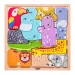 Puzzle din lemn cu forme de animale - Woodyland