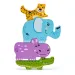 Puzzle din lemn cu forme de animale - Woodyland
