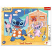 Puzzle în ramă Disney Stitch la plajă, 25 piese - Trefl