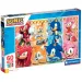 Puzzle maxi supercolor 60 de piese Sonic și prietenii - Clementoni