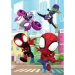 Puzzle maxi supercolor 60 piese Spidey și prietenii săi minunați - Clementoni