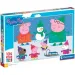Puzzle maxi supercolor cu 104 piese Peppa Pig - Clementoni