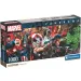 Puzzle panoramic cu supereroi Marvel de 1000 de piese, 98x33cm - Clementoni