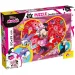 Puzzle și carte de colorat 2 în 1 cu Minnie Mouse, 24 piese, 50x35cm - Lisciani
