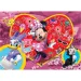 Puzzle și carte de colorat 2 în 1 cu Minnie Mouse, 24 piese, 50x35cm - Lisciani