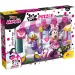 Puzzle și carte de colorat Minnie Mouse 2 în 1, 108 piese, 50x35cm - Lisciani