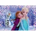 Puzzle supercolor 20x2 piese - Frozen aventură magică - Clementoni