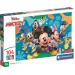 Puzzle supercolor cu Mickey Mouse și prietenii săi, 104 piese - Clementoni