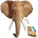 Puzzle uriaș cu elefant WOW, 700 de piese
