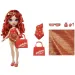 Rainbow High: Păpușă de modă Ruby pentru plajă, cu costum de baie și accesorii de modă