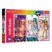 Rainbow High prietene puzzle de 100 piese - Trefl