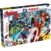 Răzbunătorii 2 în 1 puzzle de 48 piese și carte de colorat 35x25cm - Lisciani