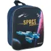 Rucsac rotunjit pentru grădiniță cu model 3D Spirit: Space Journey navă spațială 30x25x12cm