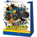 Sac cadou de mărime normală, cu model Monster Truck, 11x6x14 cm