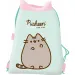 Săculeț de sport Pusheen Mint cu pisică 43x34cm