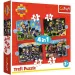 Sam pompierul 4 în 1 puzzle de 12-15-20-24 piese - Trefl
