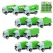 Sanitation Truck: set de 12 camioane de colectare a deșeurilor la scara 1/64.