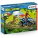 Schleich: Evadare cu quad-ul de Velociraptor set (41466)