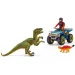 Schleich: Evadare cu quad-ul de Velociraptor set (41466)