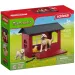 Schleich Farm World – Set de joacă cu căsuță pentru câini și cățeluși Golden Retriever (42722)