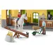Schleich Farm World – Set de joacă grajd pentru cai (42485)