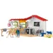 Schleich: Farm World - Cabinet veterinar cu mânz și animale domestice (42502)