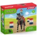 Schleich: Farm World - Set de joacă Cursa cu butoaie cu cowgirl (42576)