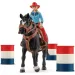 Schleich: Farm World - Set de joacă Cursa cu butoaie cu cowgirl (42576)