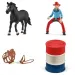 Schleich: Farm World - Set de joacă Cursa cu butoaie cu cowgirl (42576)