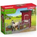 Schleich: Farm World - Set de joacă cu grajd și figurină cal de Mustang (42724)