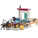 Schleich: Horse Club - Set de joacă cu box pentru cai cu iapă și mânz (42611)