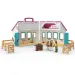Schleich: Horse Club - Set de joacă cu grajd pliabil cu cai (42703)