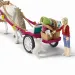 Schleich: Horse Club - Set de joacă cu trăsură pentru spectacol ecvestru și picnic (42467)