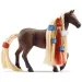 Schleich Horse Club: Frumusețile Sofiei - Set de început cu Leo și calul Rocky cu coamă pieptănabilă (42586)