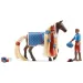 Schleich Horse Club: Frumusețile Sofiei - Set de început cu Leo și calul Rocky cu coamă pieptănabilă (42586)