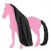 Schleich Horse Club: Sofias Beauties - Set completare cu coamă și coadă neagră (42649)