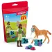 Schleich: Set de antrenament pentru cai Sarah cu mânz Tennessee Walker (42756)