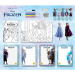 Școala de desen Frozen în rucsac - Lisciani