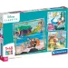 Serii clasice de desene animate Disney 3x48 bucăți puzzle Supercolor - Clementoni
