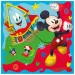 Șervețel de hârtie cu două straturi, model Mickey Mouse, pachet de 20 bucăți.