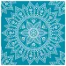 Șervețel de hârtie mandala albastru-alb cu 2 straturi, pachet de 20 bucăți