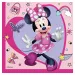 Șervețel de hârtie roz cu model Minnie Mouse, 2 straturi, pachet de 20 bucăți.