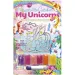 Set creativ pentru realizarea unei imagini cu cristale – unicorn, în mai multe variante, 1 buc. imaginea 2