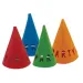 Set de 4 pălării de petrecere colorate reutilizabile