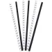 Set de 50 paie de hârtie alb-negru