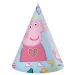 Set de 6 pălării de petrecere Peppa Pig