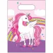 Set de 6 pungi cadou cu model unicorn