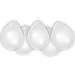 Set de 8 baloane albe din latex